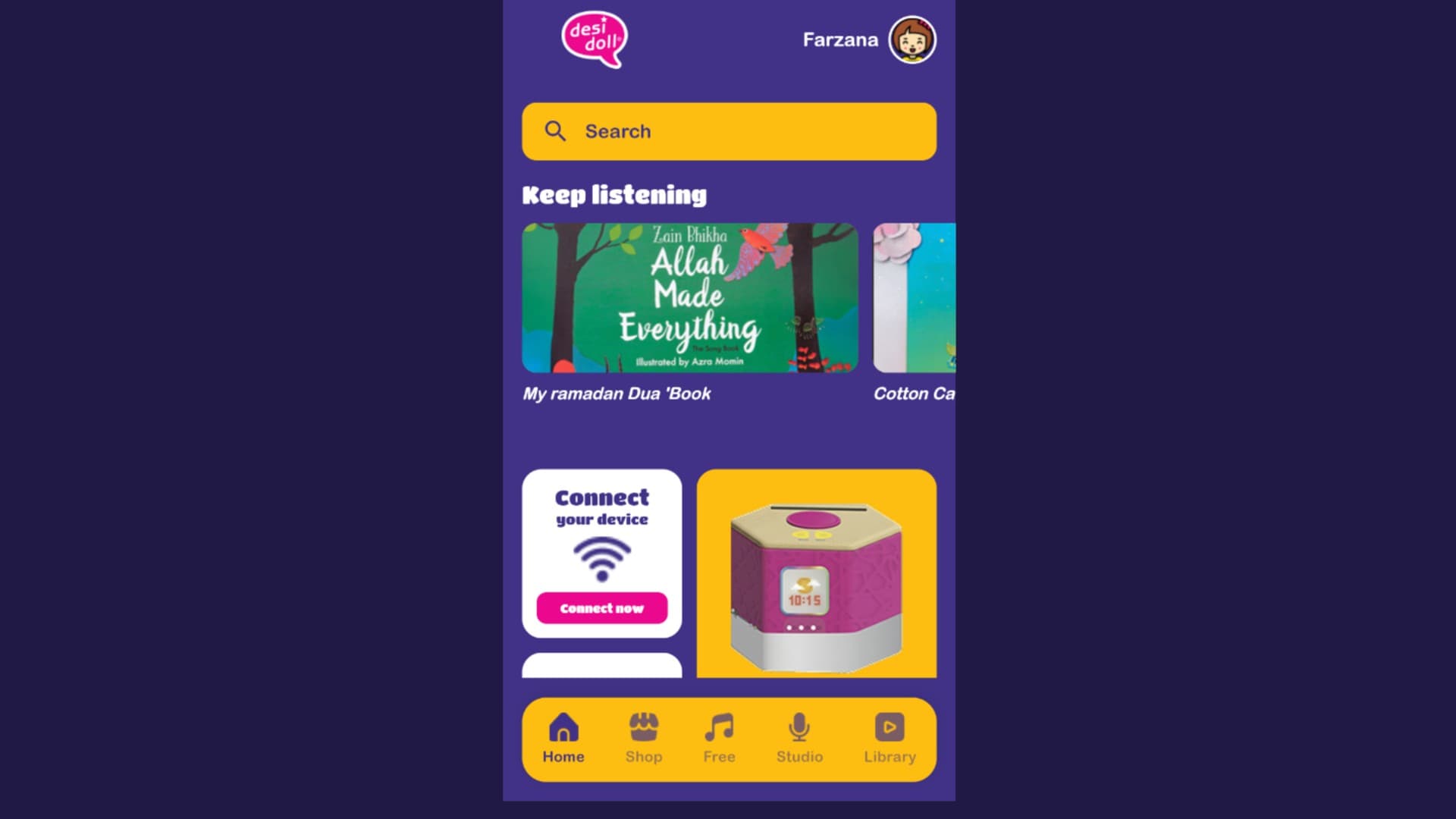 Desi Doll - Audio Book Player