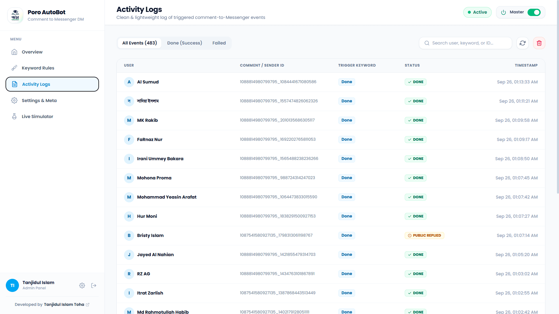 Meta Comment-to-Inbox Automation Engine